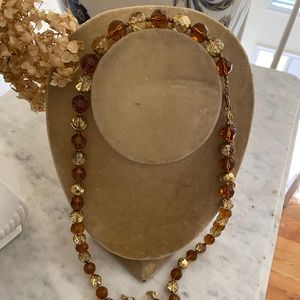 Joan Rivers Heavy Long Crystal Necklace